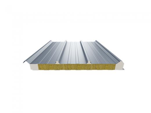 Over Lap Type Rock Wool Corrugated Roof Sandwich Panel
